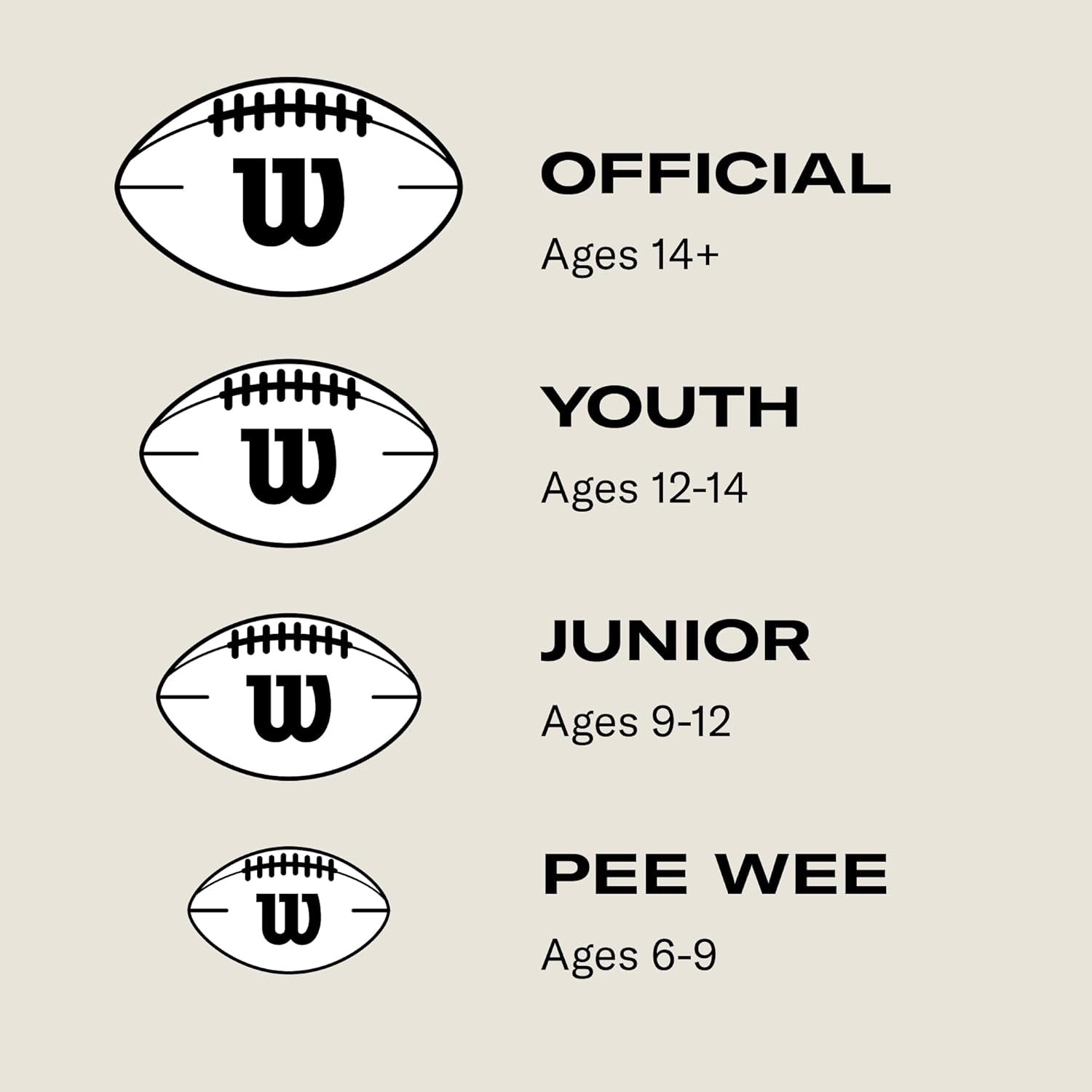 WILSON NCAA Statement Footballs