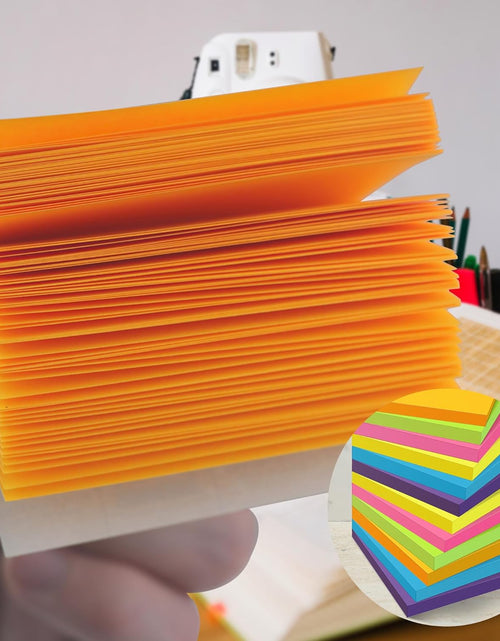 Load image into Gallery viewer, Sticky Notes - 12 Pads, 3”X3” - Colorful Self-Stick Post Notes Bulk - Office Desk Accessories | Teacher Classroom Must Haves,Aesthetic School Supplies for Home,Back to School Essential
