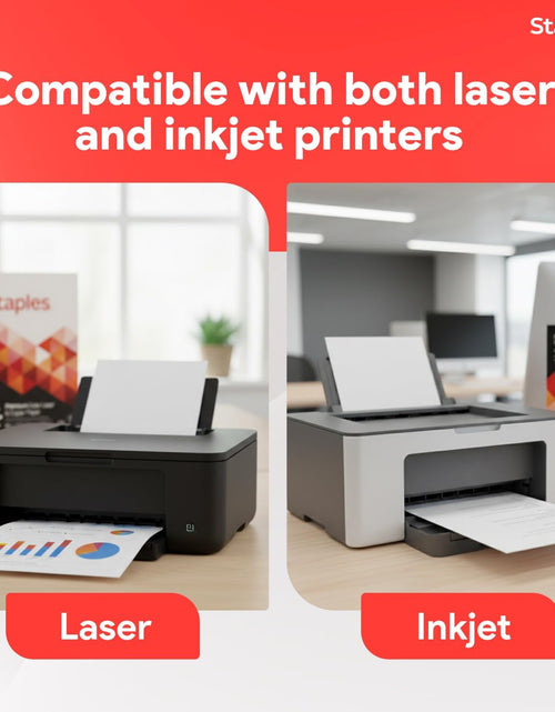Load image into Gallery viewer, Laser Paper, 8.5X11 Inch, 32 Lb., 98 Brightness, 500/Ream | 98 Bright Sheets Give Sharp Text and Graphics in Laser Printers.

