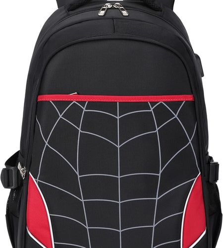 Boys Backpack with Lunch Box Kids Backpack for School Bag for Kids Bookbag Set School Backpacks for Boys (Black)