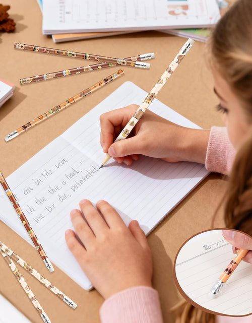 Load image into Gallery viewer, CAPY Pencils with Eraser - Cute CAPY #2 HB Pencils, School Classroom Student Rewards Back to School Office Supply Animal Print Goodie Bag Fillers Stuffers Birthday Party Favors
