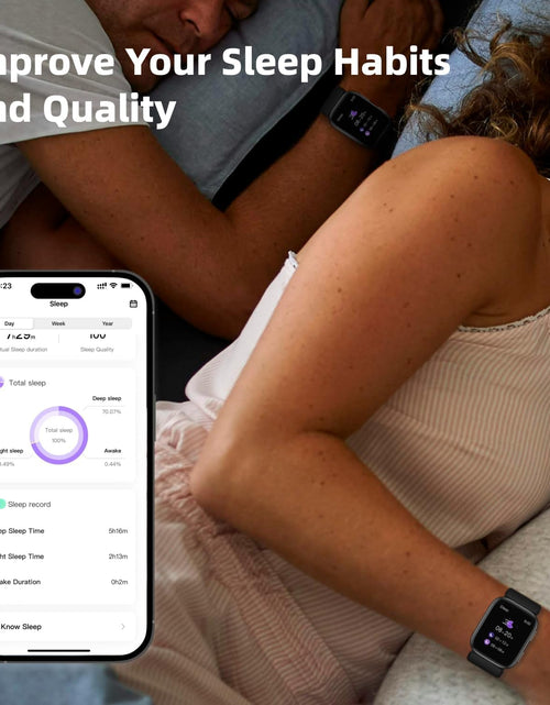 Load image into Gallery viewer, Blood Pressure Smart Watch, 1.95'' Blood Pressure Smartwatch with Air Pump Cuff, Blood Pressure Sleep Monitor Sports Tracking for Android Ios Supports Data Sharing, Reminder Monitoring
