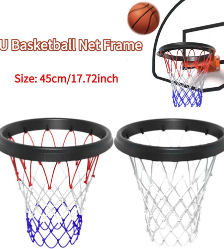 PU Basketball Net Mini Basketball Frame Portable Basketball Net Frame Professional Net Basketball Hoop Basketball Accessories