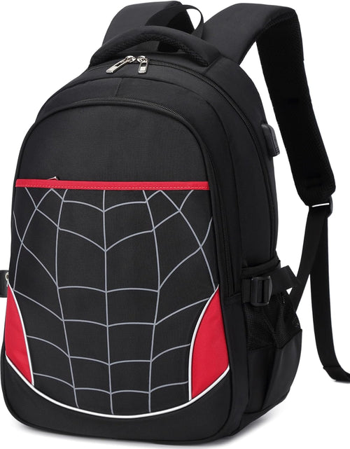 Load image into Gallery viewer, Boys Backpack with Lunch Box Kids Backpack for School Bag for Kids Bookbag Set School Backpacks for Boys (Black)

