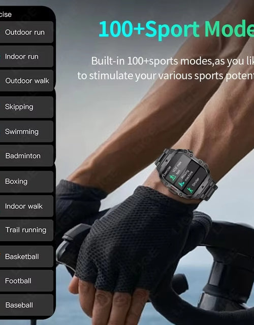 Load image into Gallery viewer, New Smart Watch 1.96 Inch Screen 420 Mah Bluetooth Call Voice Assistant Watch Sports Fitness Waterproof Smartwatch for Men
