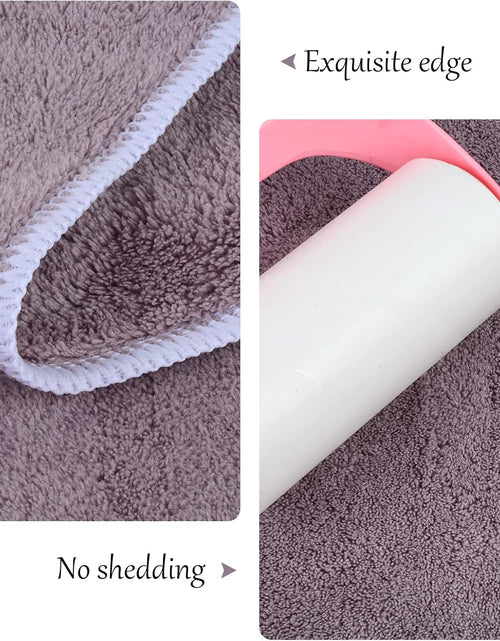 Load image into Gallery viewer, Dog Towel Super Absorbent Pet Bath Towel Microfiber Dog Drying Towel for Small, Medium, Large Dogs and Cats 30Inch X 50Inch Purple

