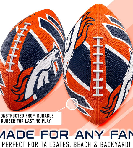 Franklin Sports NFL Rubber Mini Football