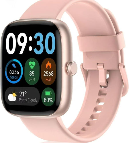 Smart Watch for Women, 1.83" HD Touchscreen Fitness Tracker, Bluetooth Calling, 110+ Sports Modes, Heart Rate Spo2 Sleep Monitor, DIY Dial, IP67 Waterproof, Compatible with Android & Ios