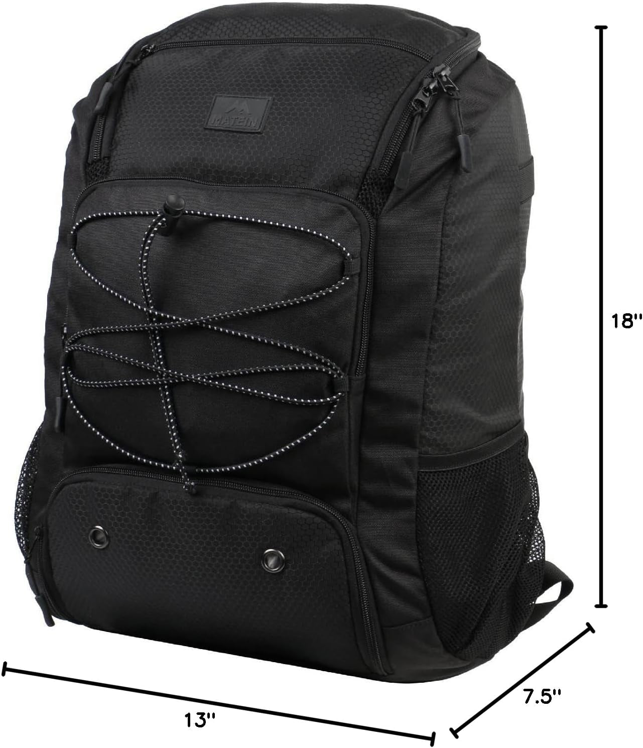 Youth Baseball Backpack, Softball Bat Bag with Shoes Compartment | Lightweight Baseball Bag for Boys and Adult, Fence Hook Hold Tball Bat, Batting Mitten, Helmet, Caps, Teeball Gear Equipment