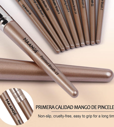 Elevate Your Beauty Routine with Our 20-Piece Professional Makeup Brush Set - Perfect for Flawless Foundation, Eyeshadow, and More in a Stylish Gift Box!