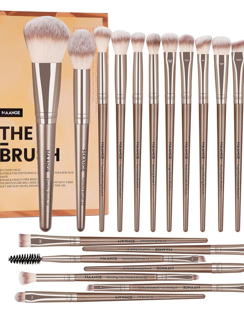 Load image into Gallery viewer, Elevate Your Beauty Routine with Our 20-Piece Professional Makeup Brush Set - Perfect for Flawless Foundation, Eyeshadow, and More in a Stylish Gift Box!
