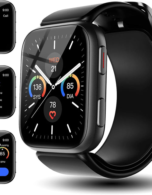 Load image into Gallery viewer, Blood Pressure Smart Watch, 1.95'' Blood Pressure Smartwatch with Air Pump Cuff, Blood Pressure Sleep Monitor Sports Tracking for Android Ios Supports Data Sharing, Reminder Monitoring
