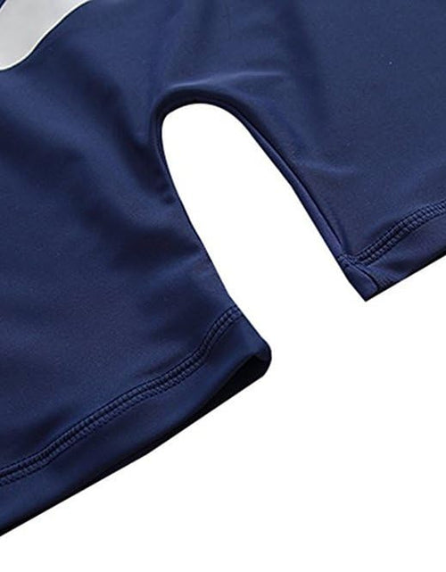 Load image into Gallery viewer, Baby Boys Kids Swimsuit One Piece Toddlers Zipper Bathing Suit Swimwear with Hat
