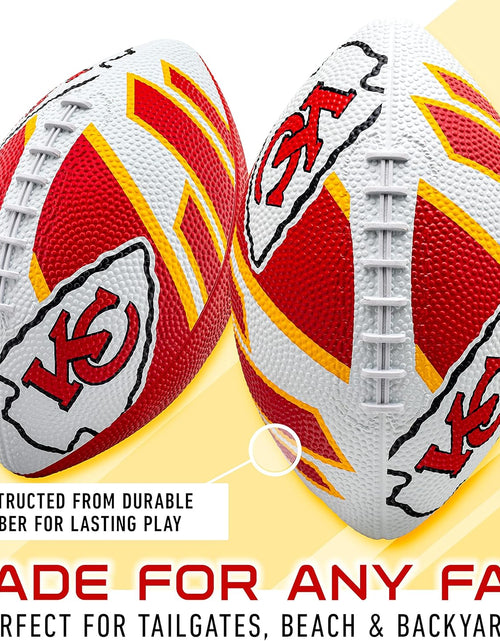 Load image into Gallery viewer, NFL Team Footballs - Rubber Youth Mini Footballs for All NFL Teams - Kids Junior
