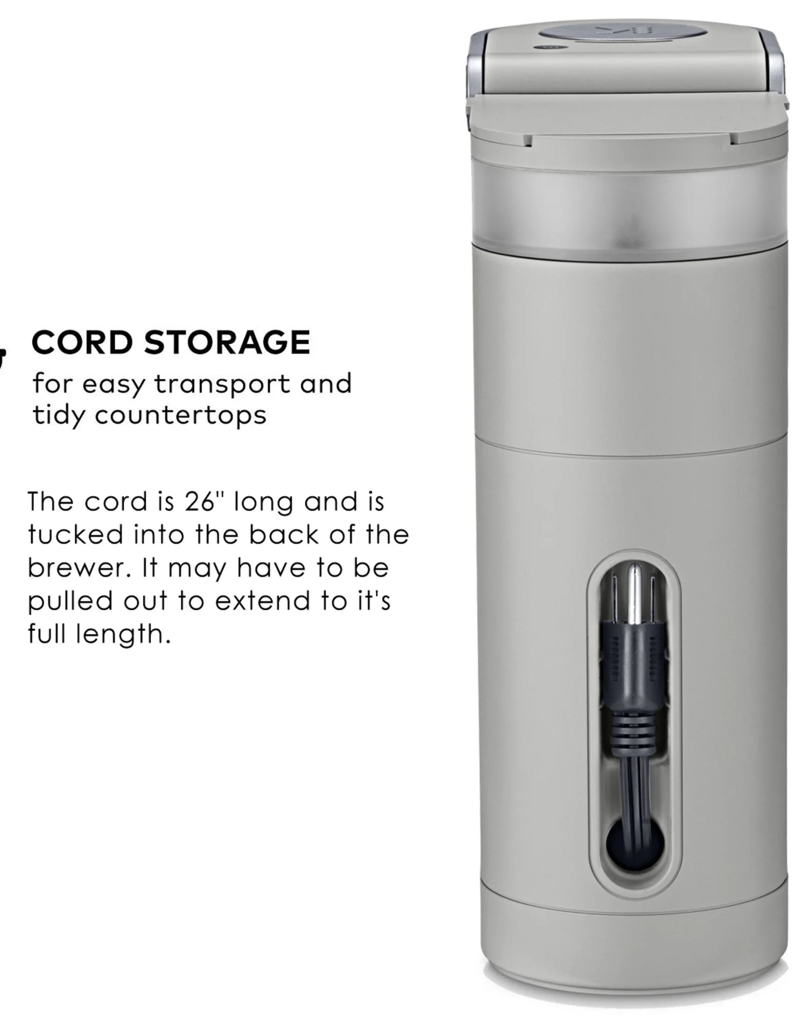 K-Mini® Single Serve Coffee Maker - Studio Gray
