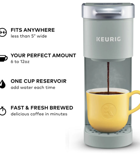 K-Mini® Single Serve Coffee Maker - Studio Gray