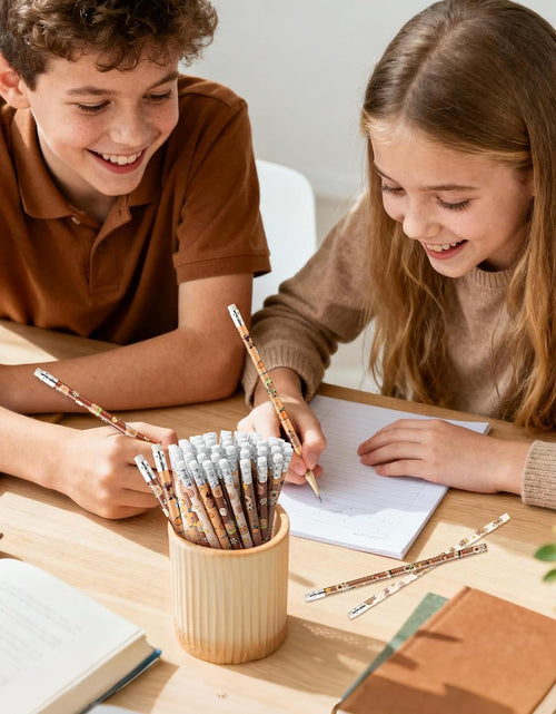 Load image into Gallery viewer, CAPY Pencils with Eraser - Cute CAPY #2 HB Pencils, School Classroom Student Rewards Back to School Office Supply Animal Print Goodie Bag Fillers Stuffers Birthday Party Favors
