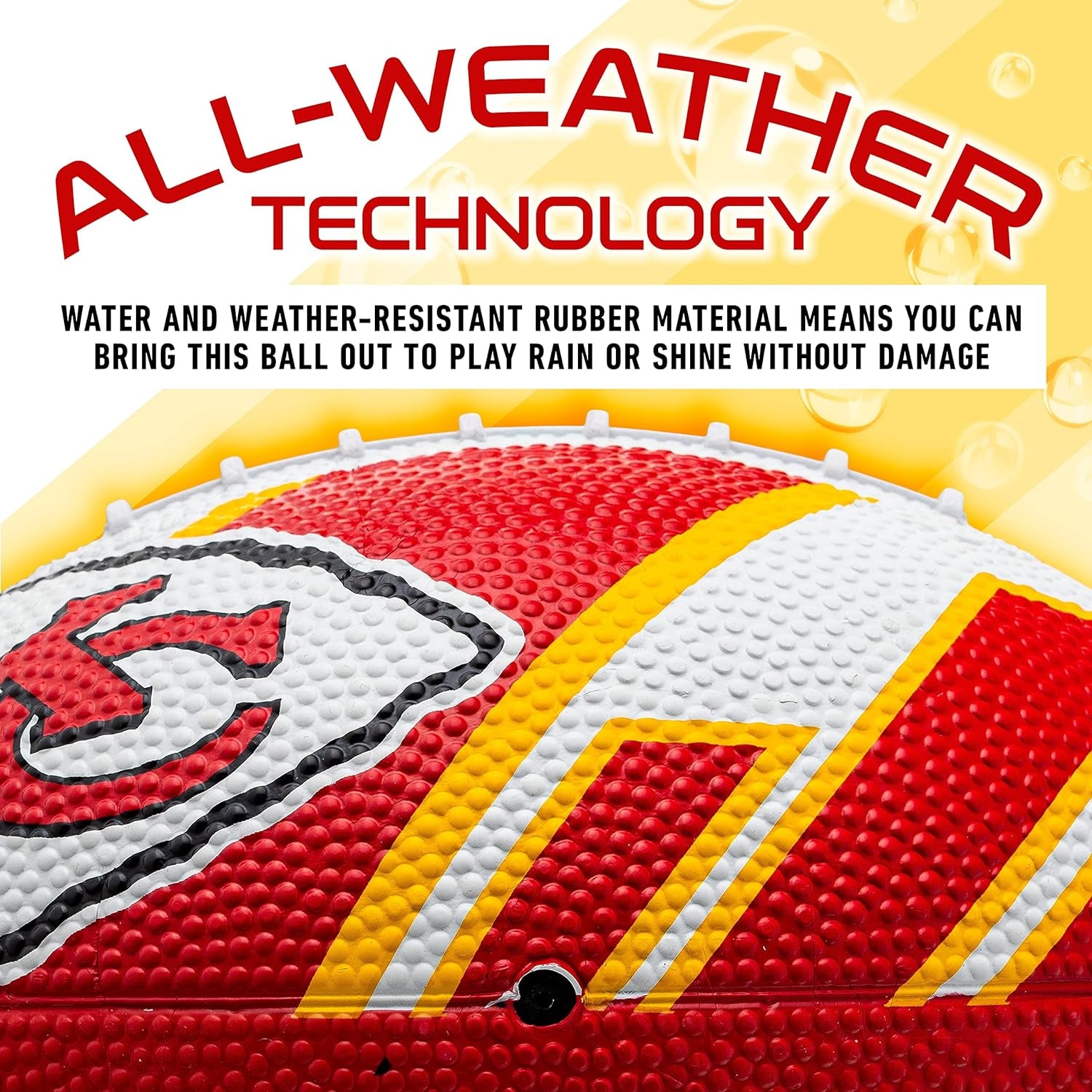 NFL Team Footballs - Rubber Youth Mini Footballs for All NFL Teams - Kids Junior