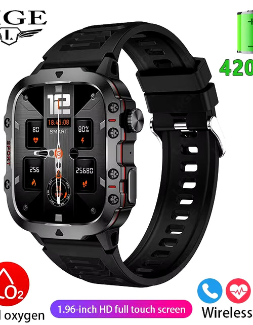 Load image into Gallery viewer, New Smart Watch 1.96 Inch Screen 420 Mah Bluetooth Call Voice Assistant Watch Sports Fitness Waterproof Smartwatch for Men
