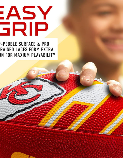 Load image into Gallery viewer, NFL Team Footballs - Rubber Youth Mini Footballs for All NFL Teams - Kids Junior
